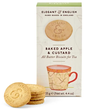 Elegant & English Baked Apple & Custard Biscuits